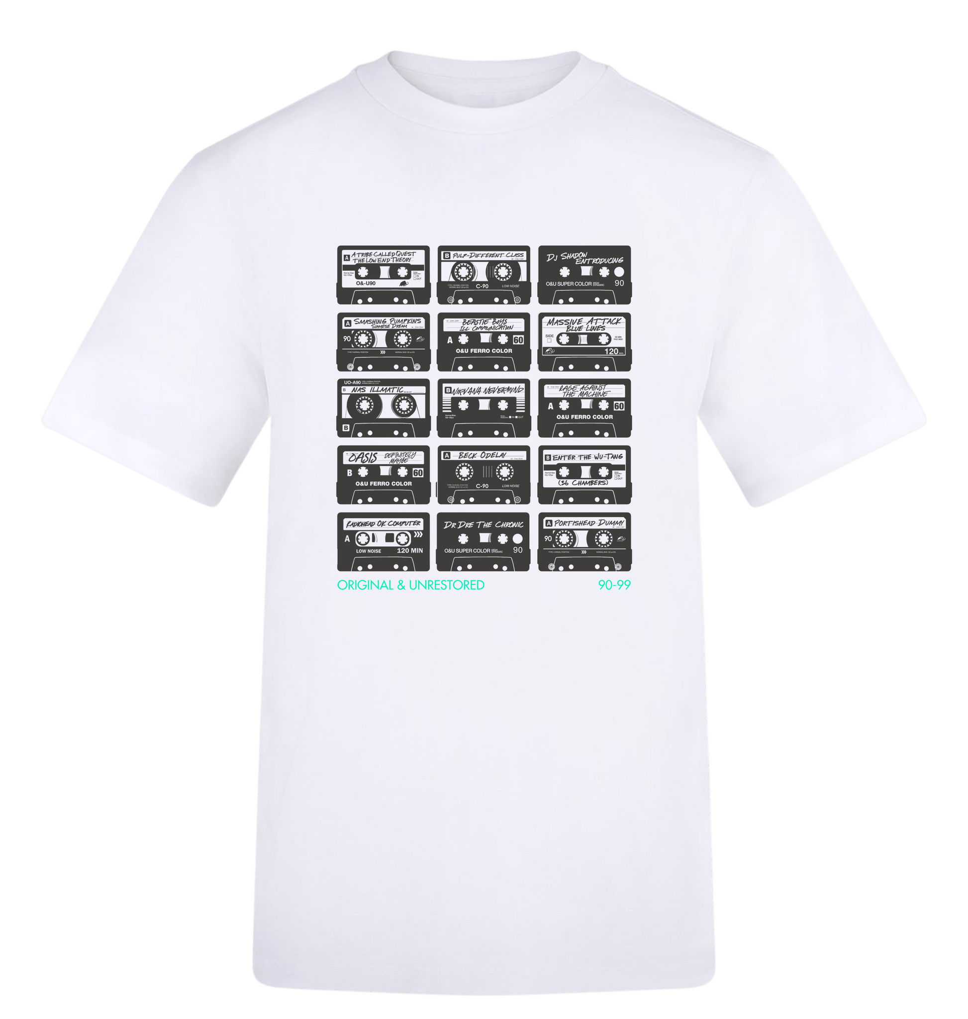 Arctic White Printed T-shirt Front