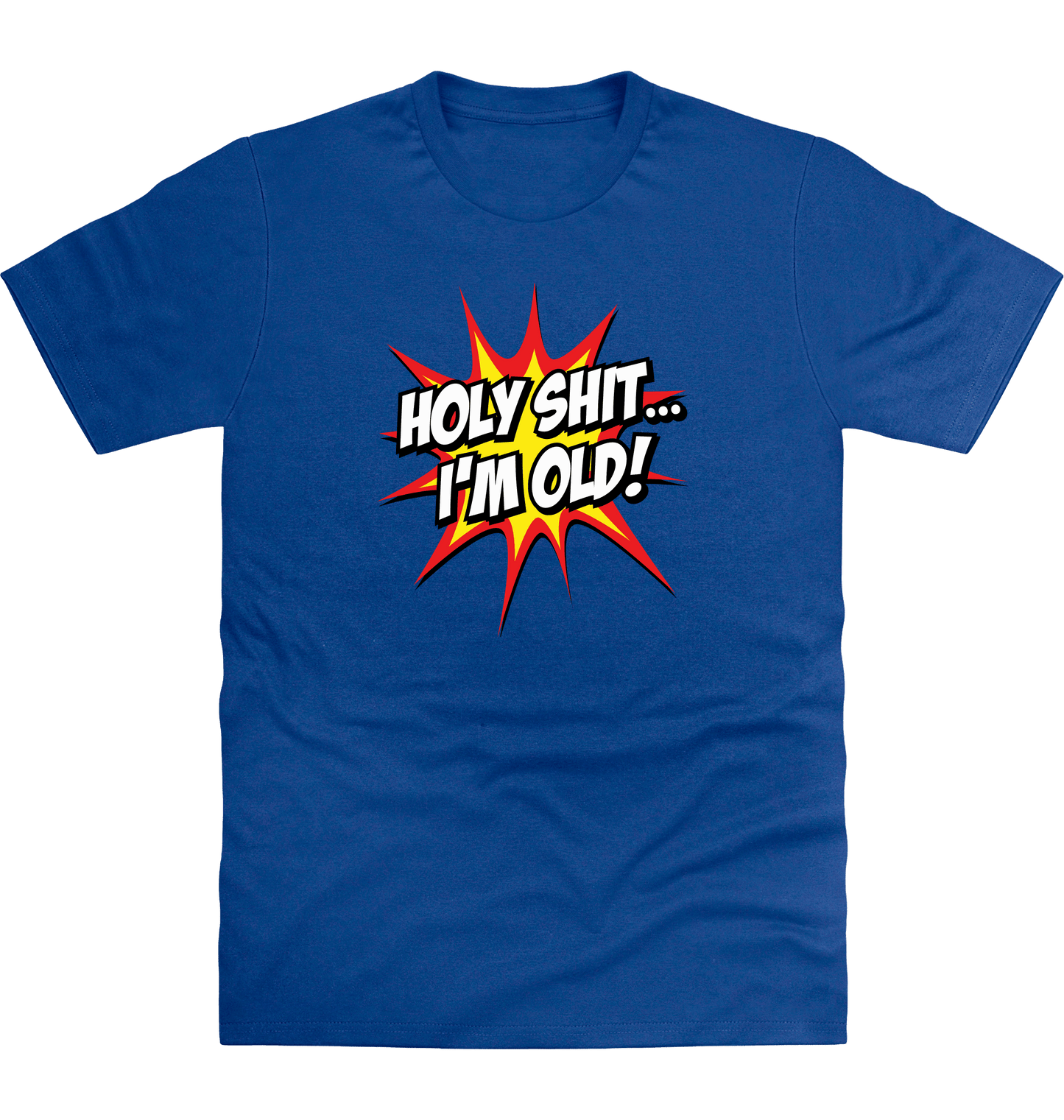 Royal Blue Printed T-shirt Front