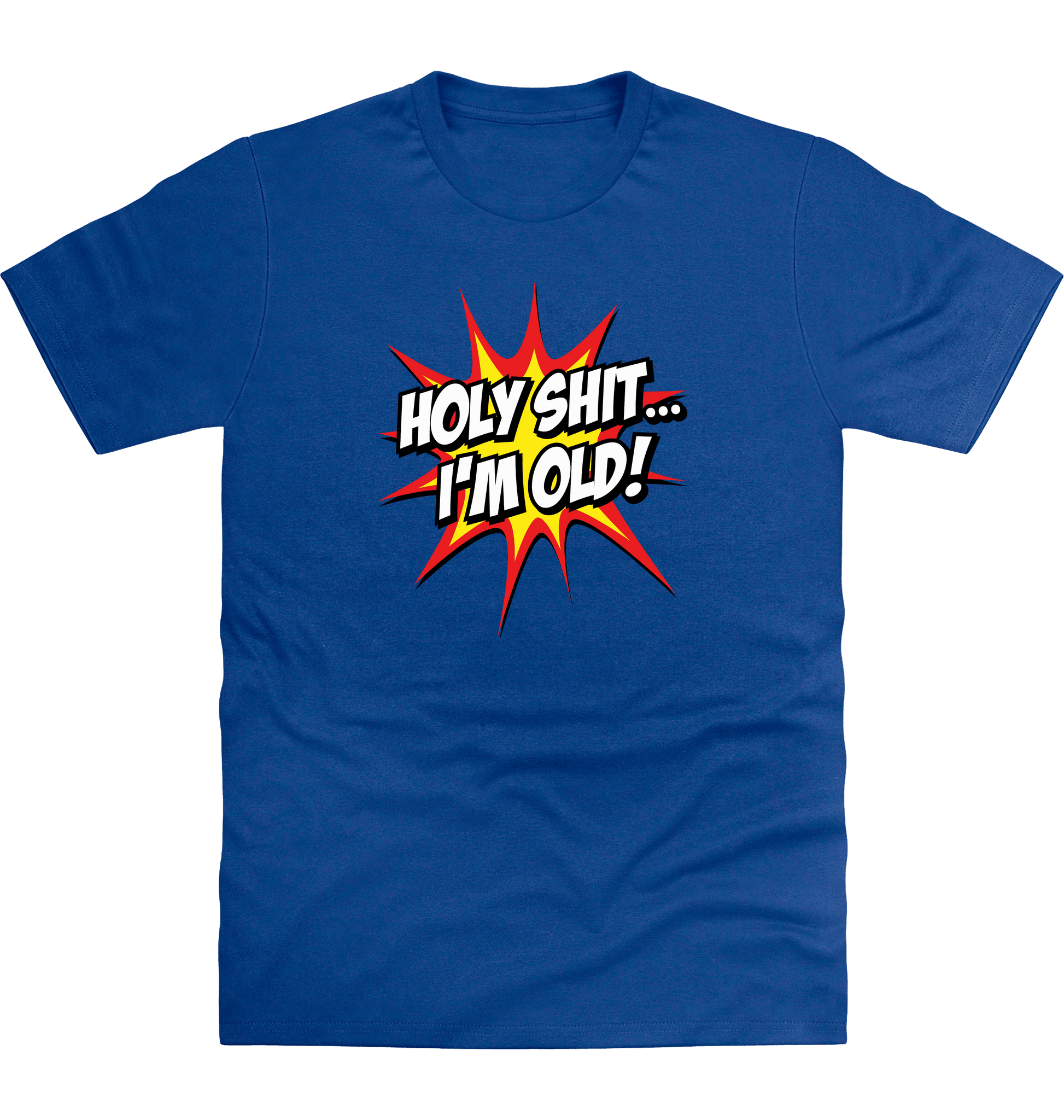 Royal Blue Printed T-shirt Front
