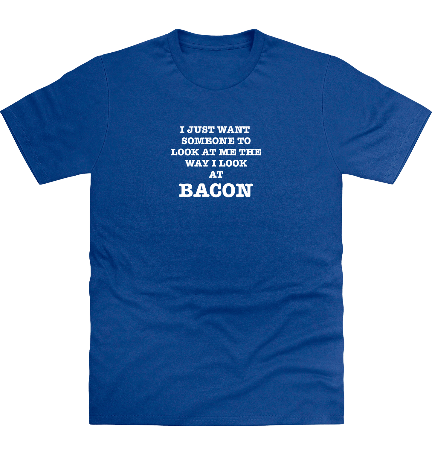 Royal Blue Printed T-shirt Front