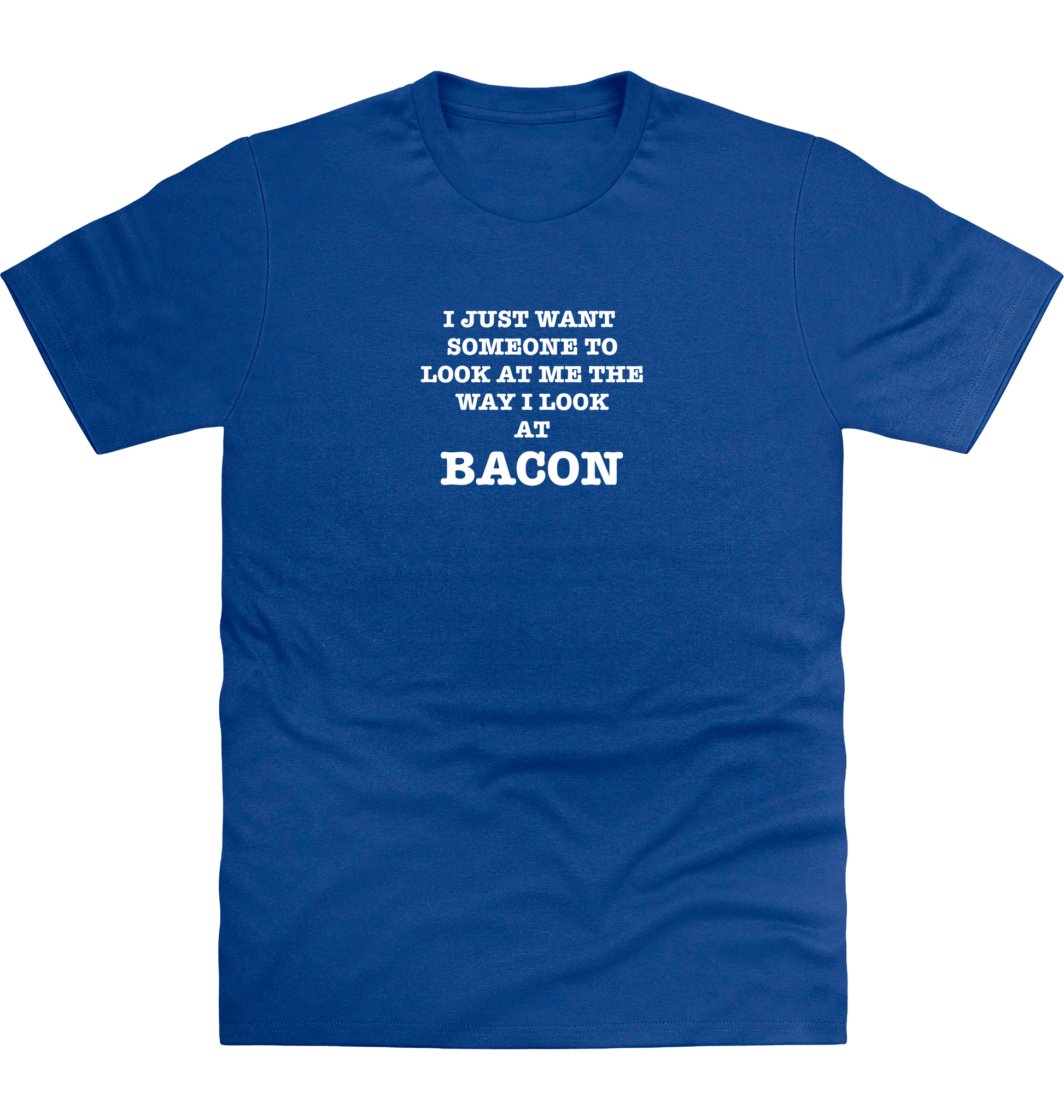 Royal Blue Printed T-shirt Front