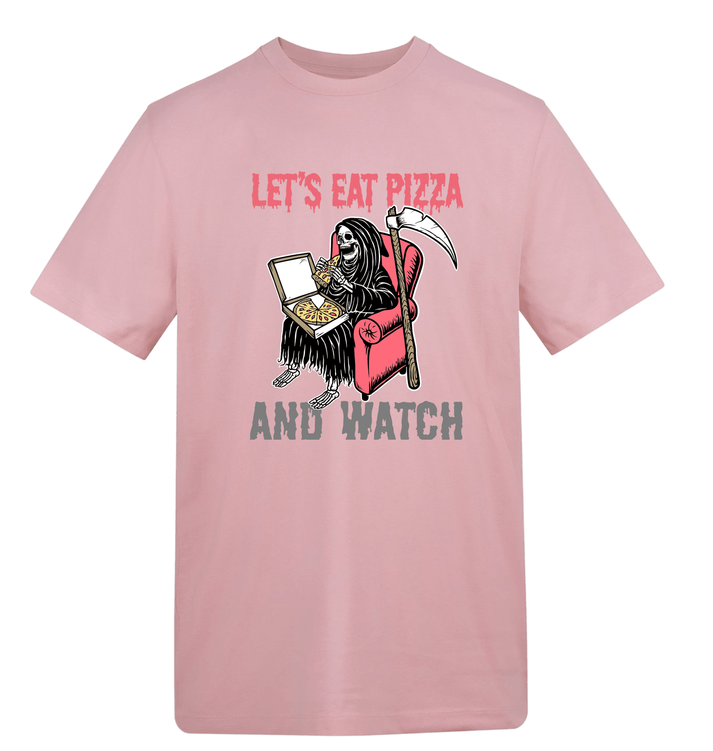 Baby Pink Printed T-shirt Front