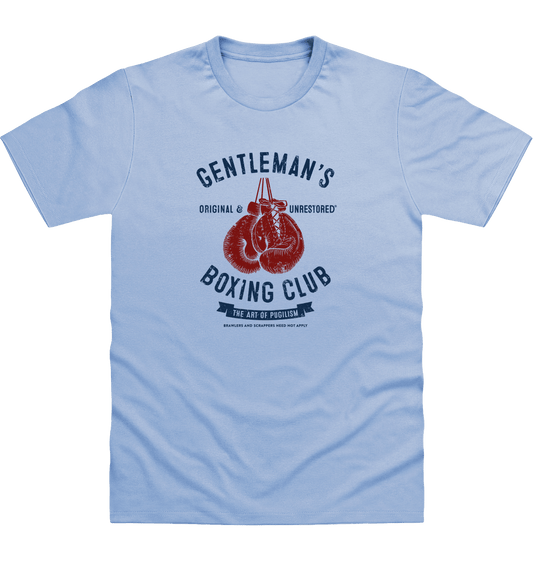 Sky Blue Printed T-shirt Front