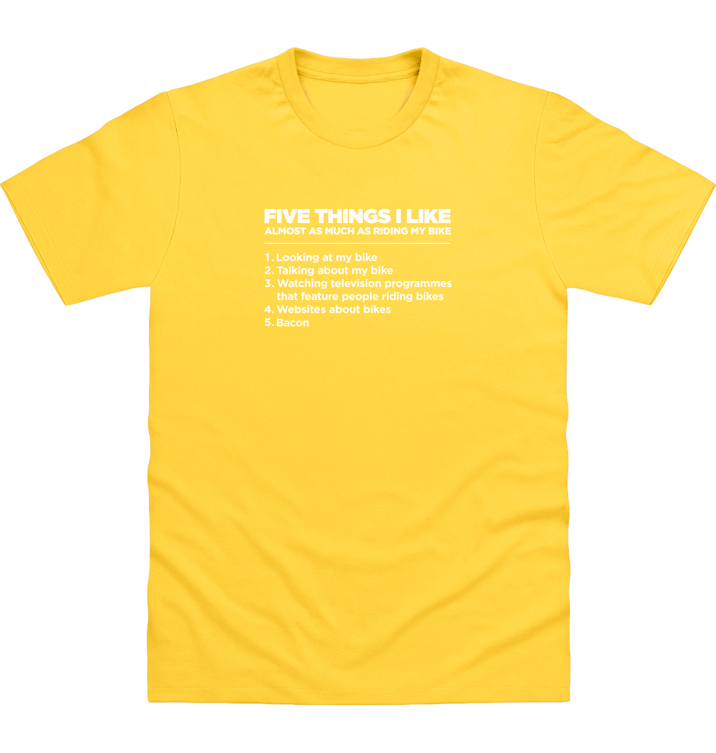 Sun Yellow Printed T-shirt Front