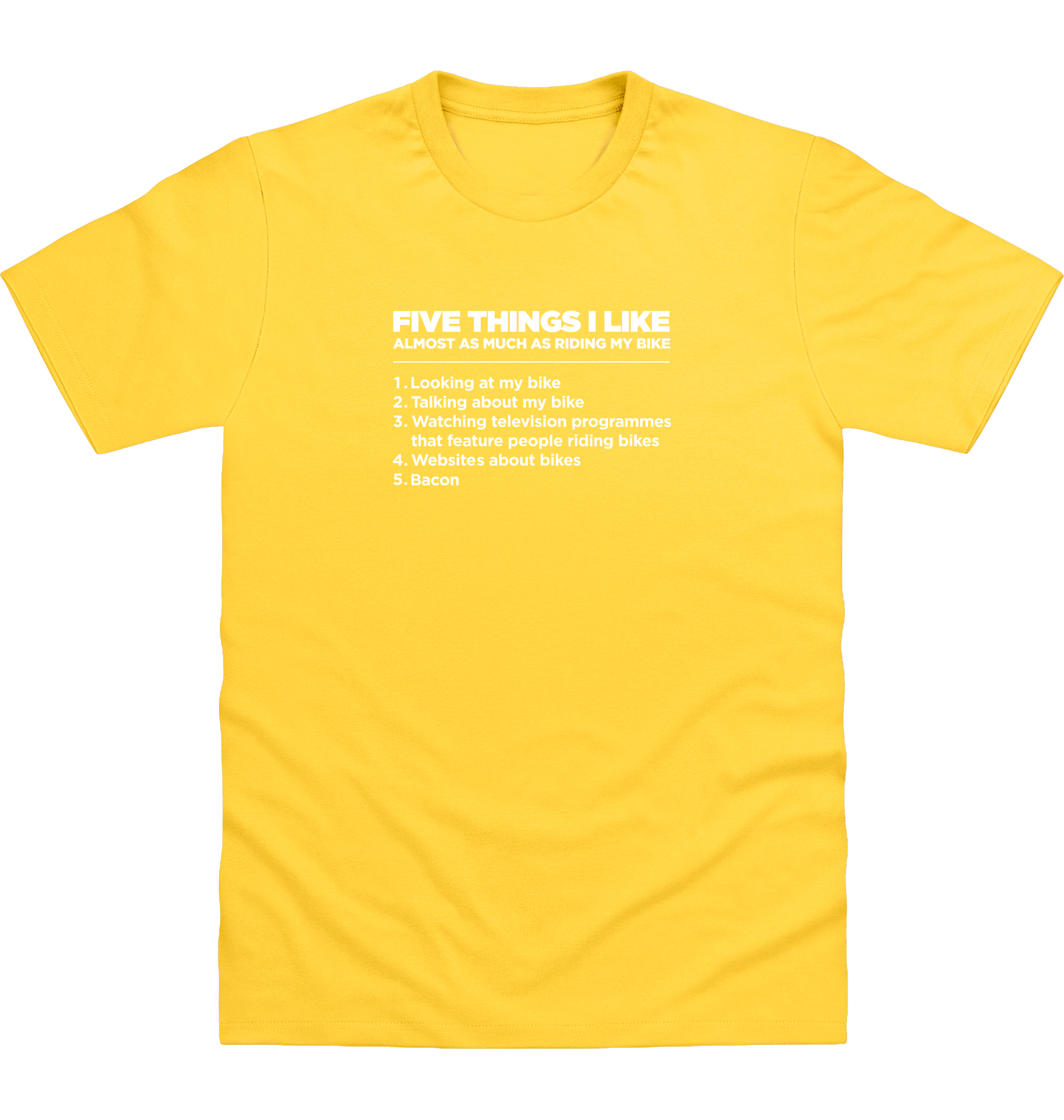 Sun Yellow Printed T-shirt Front