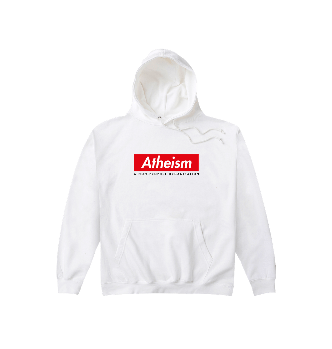 Arctic White Printed Hoody Front