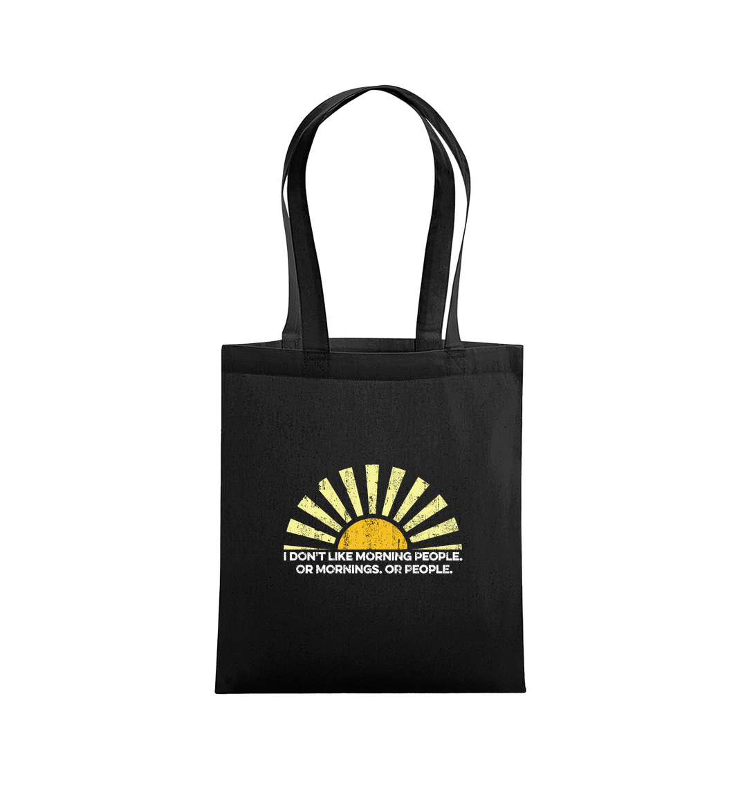 Black Printed Bag Front