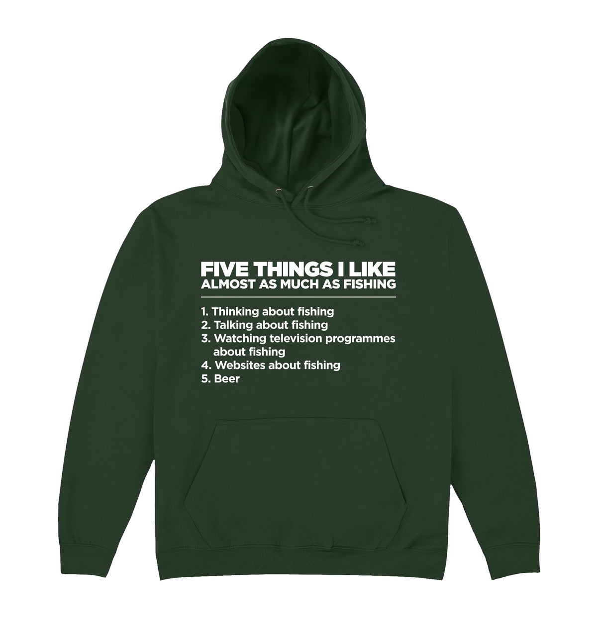 Five Things Fishing Hoodie