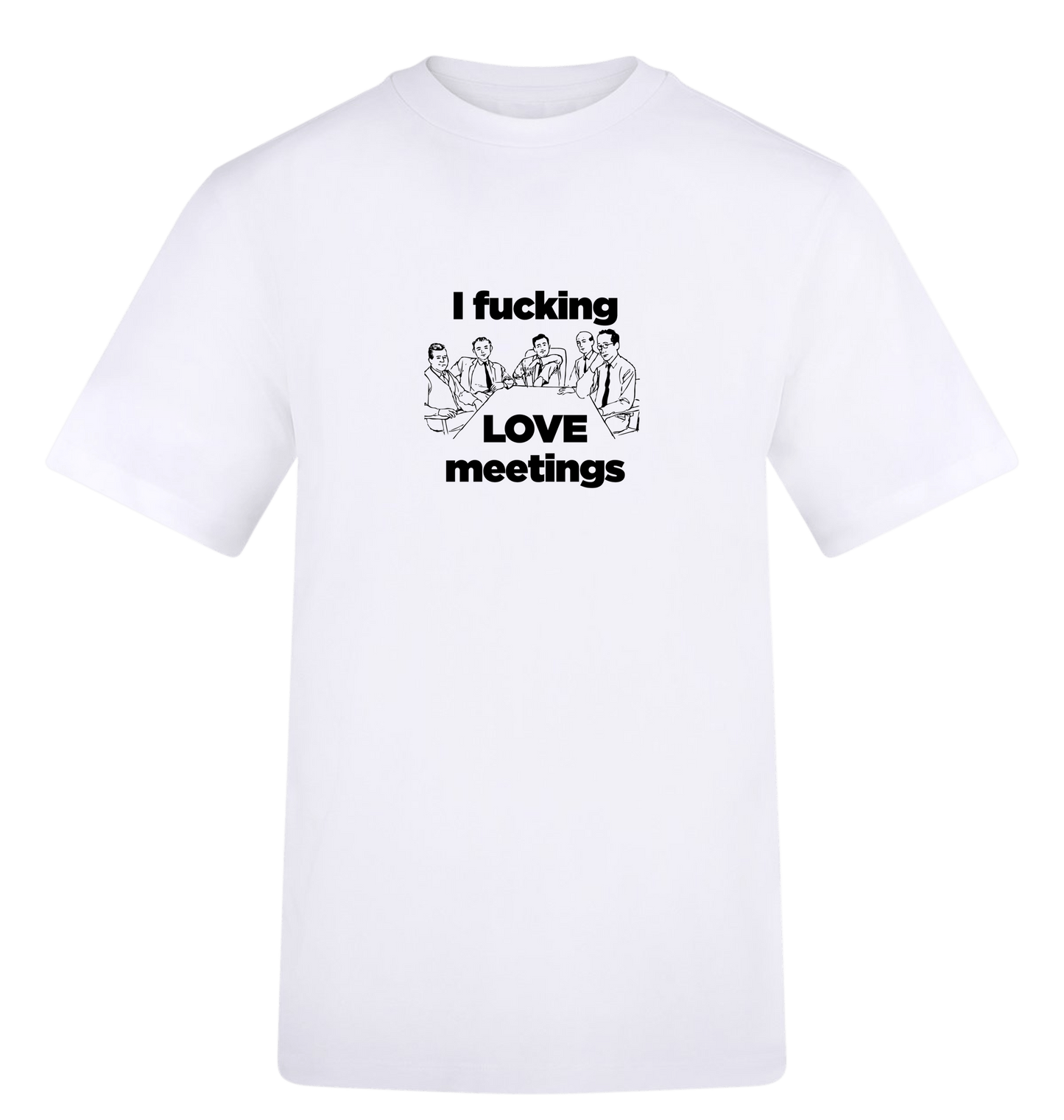 Arctic White Printed T-shirt Front