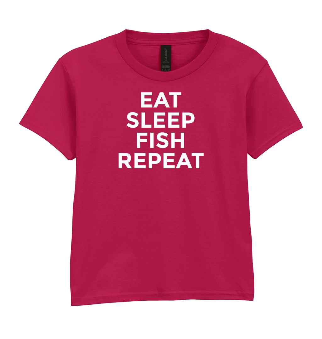 Cardinal Red Printed Kids T-Shirt Front