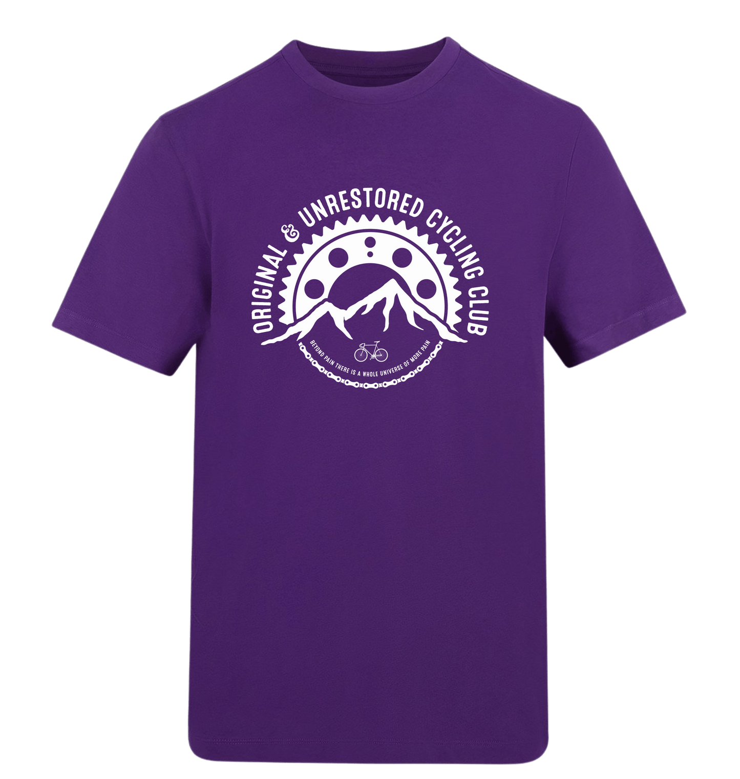 Purple Printed T-shirt Front