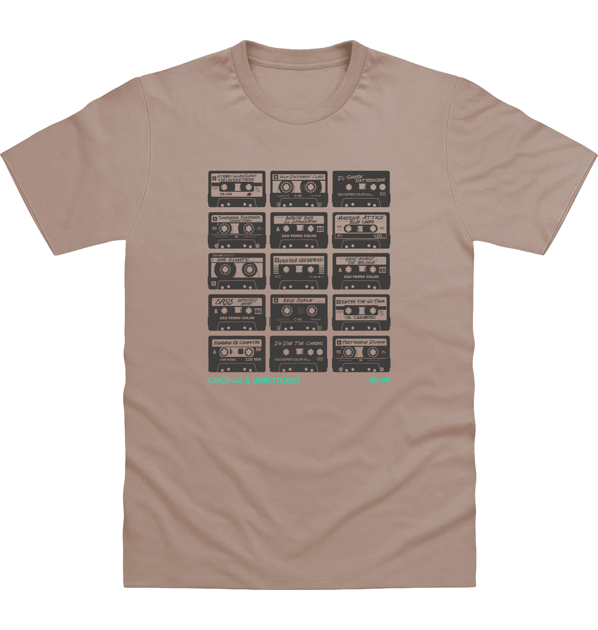Desert Sand Printed T-shirt Front