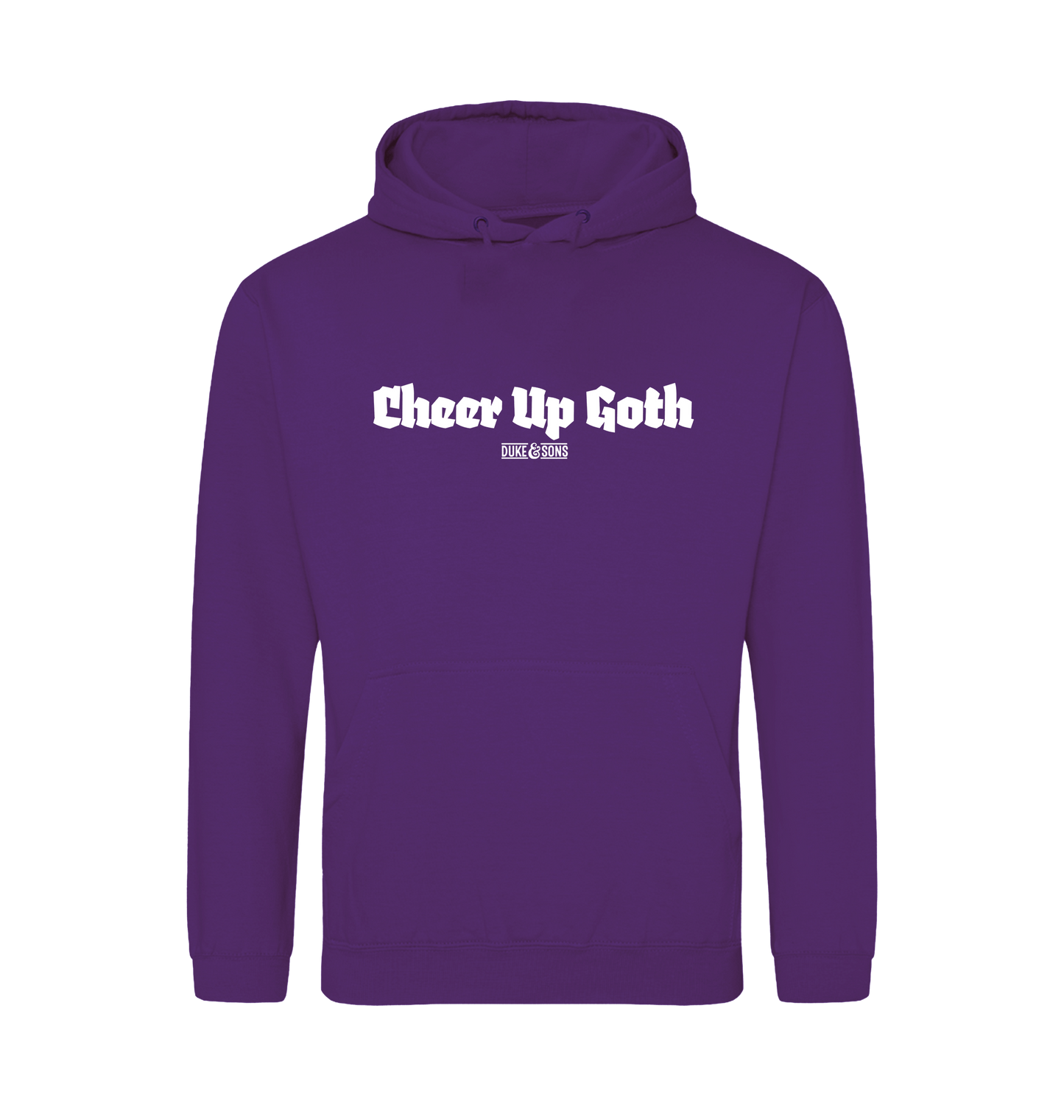 Purple Printed Hoody Front