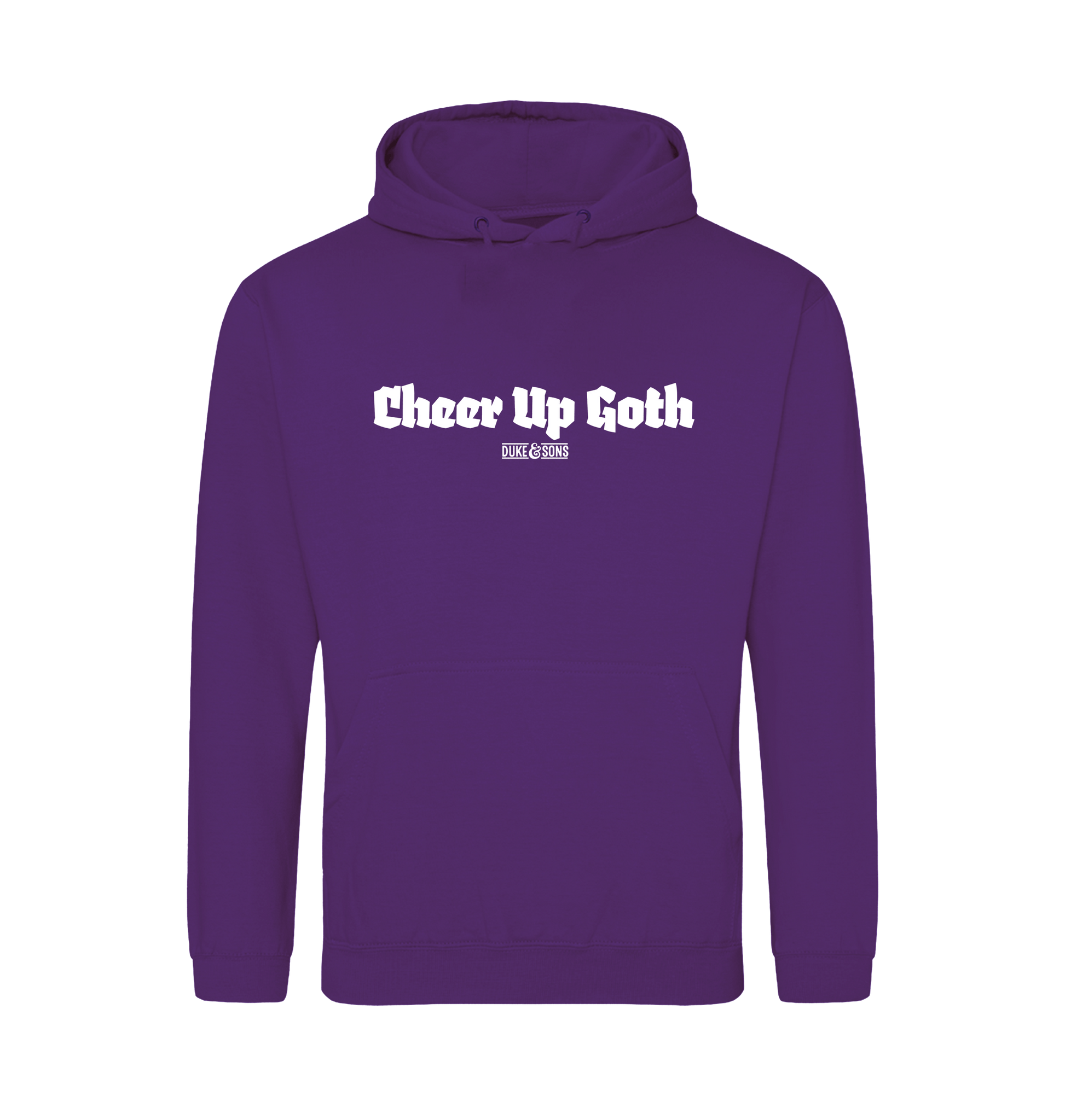 Purple Printed Hoody Front