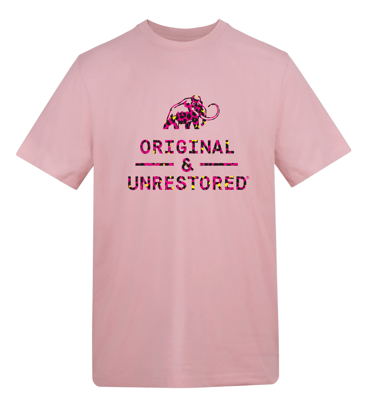 Baby Pink Printed T-shirt Front