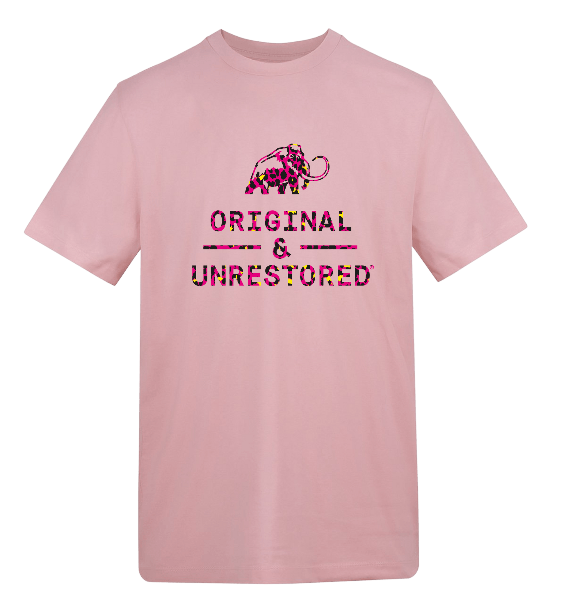Baby Pink Printed T-shirt Front