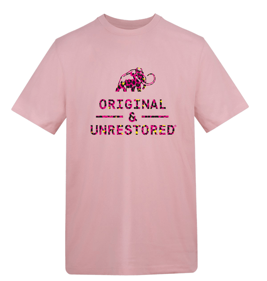 Baby Pink Printed T-shirt Front