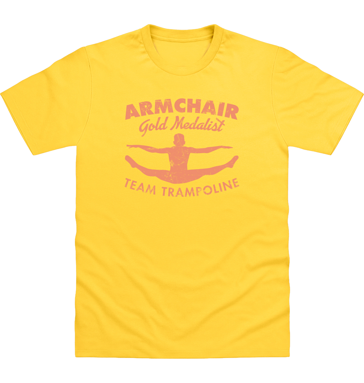 Sun Yellow Printed T-shirt Front