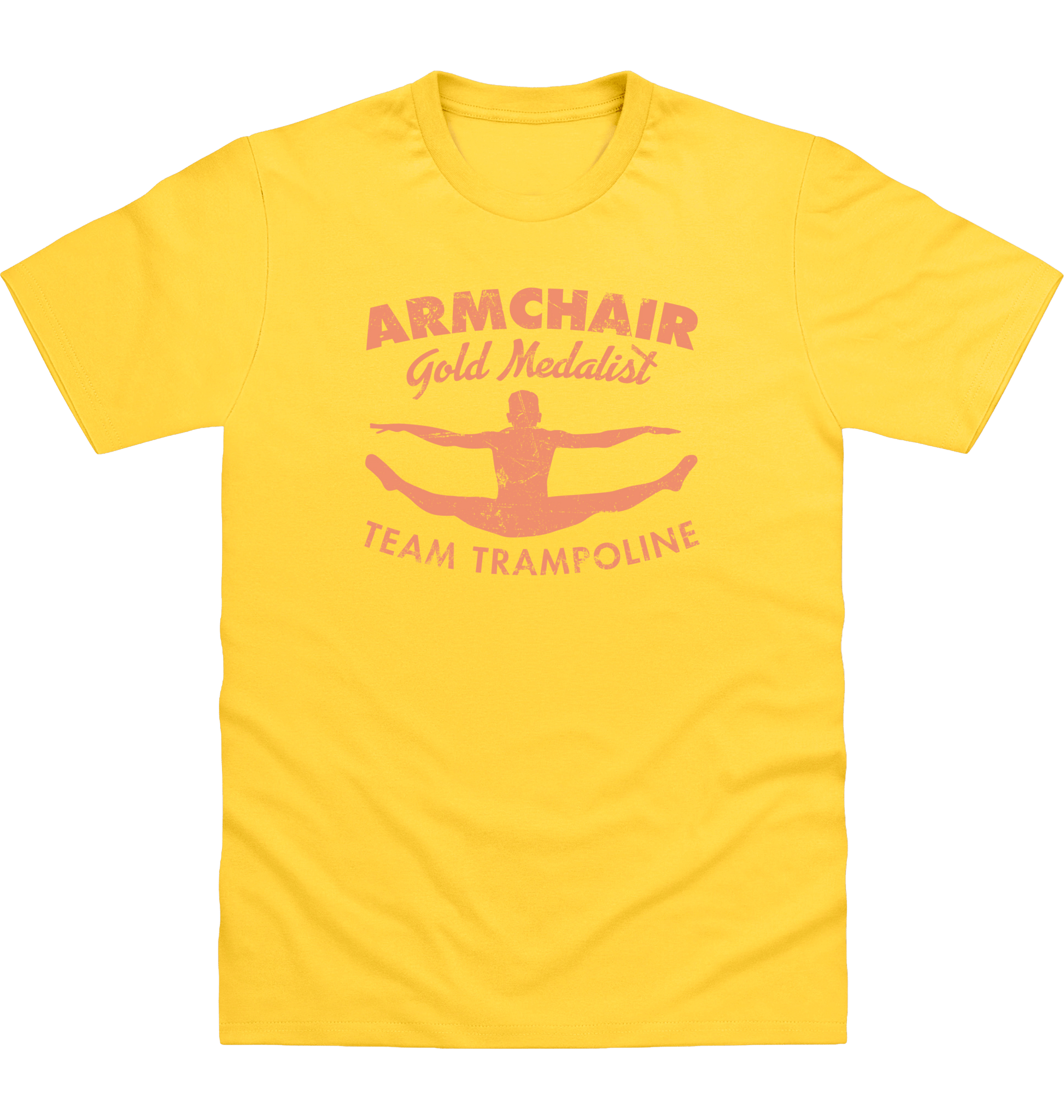Sun Yellow Printed T-shirt Front