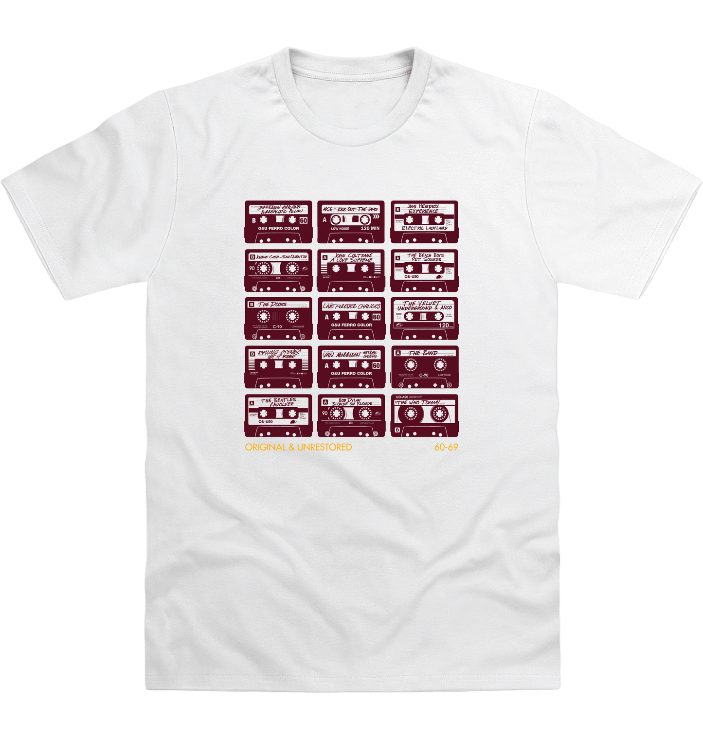 Arctic White Printed T-shirt Front