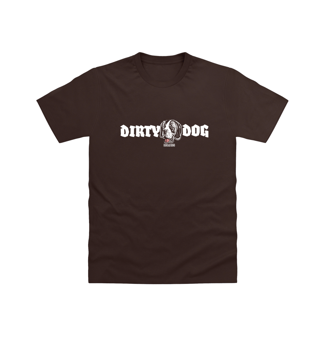 Dark Chocolate Printed T-shirt Front