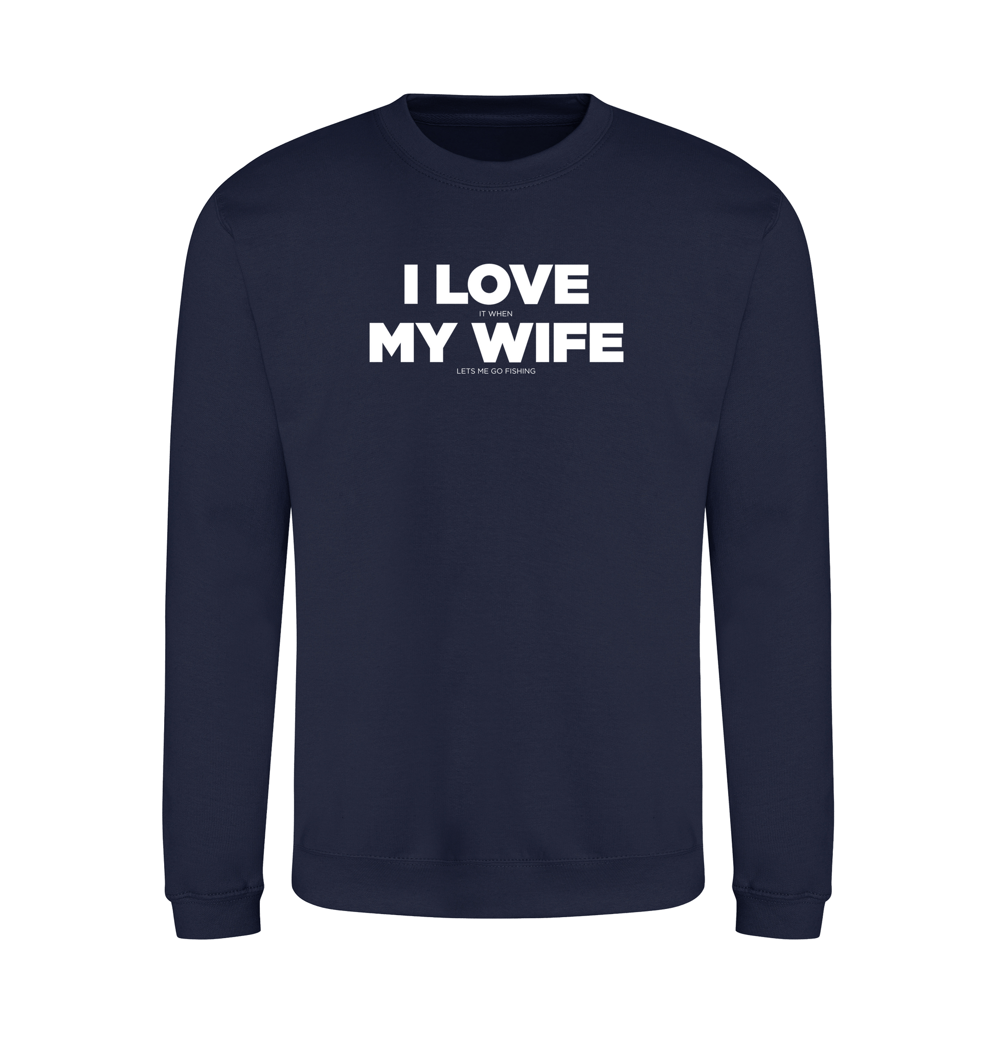 Oxford Navy Printed Sweater Front