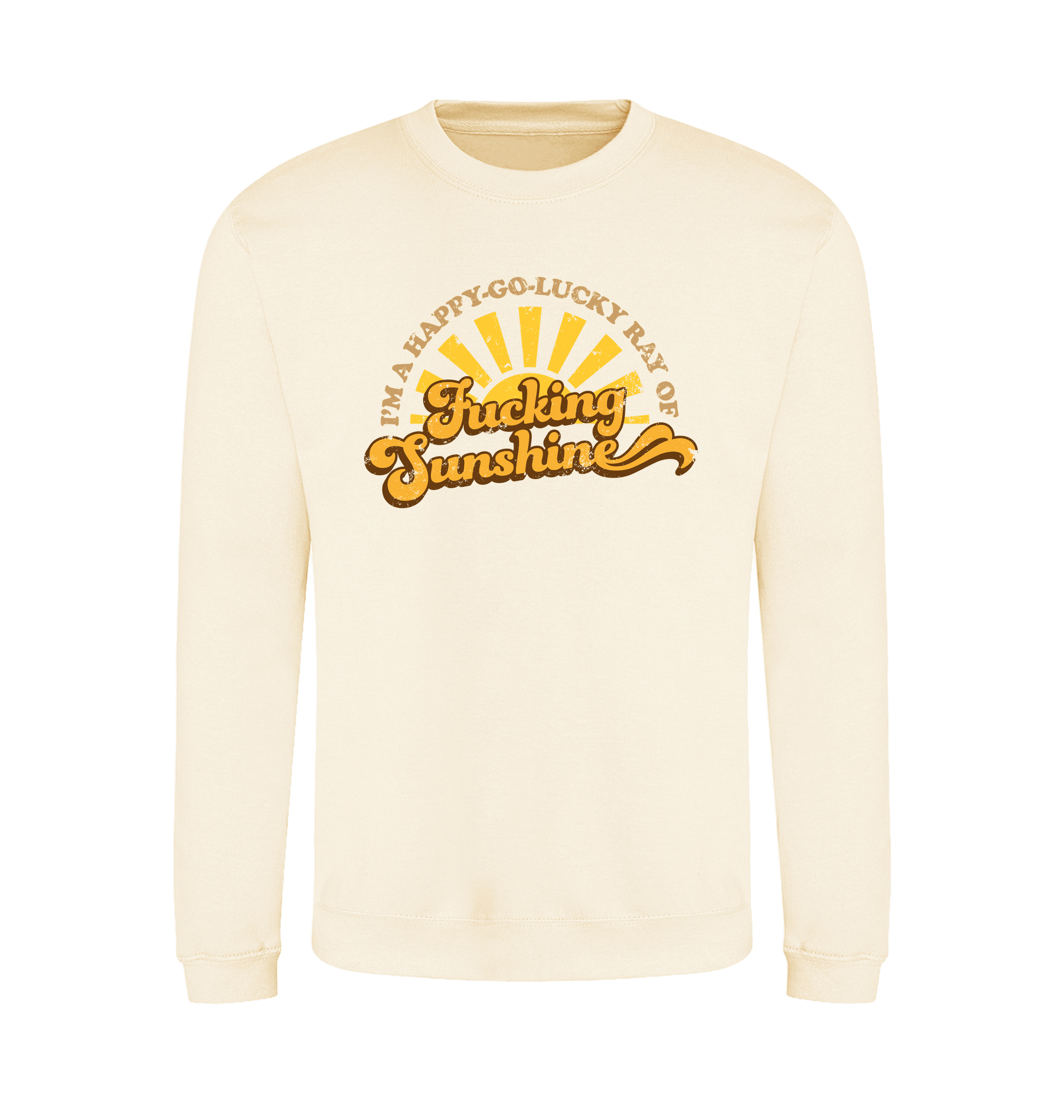 Vanilla Milkshake Printed Sweater Front