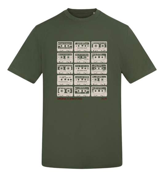 Earthy Green Printed T-shirt Front