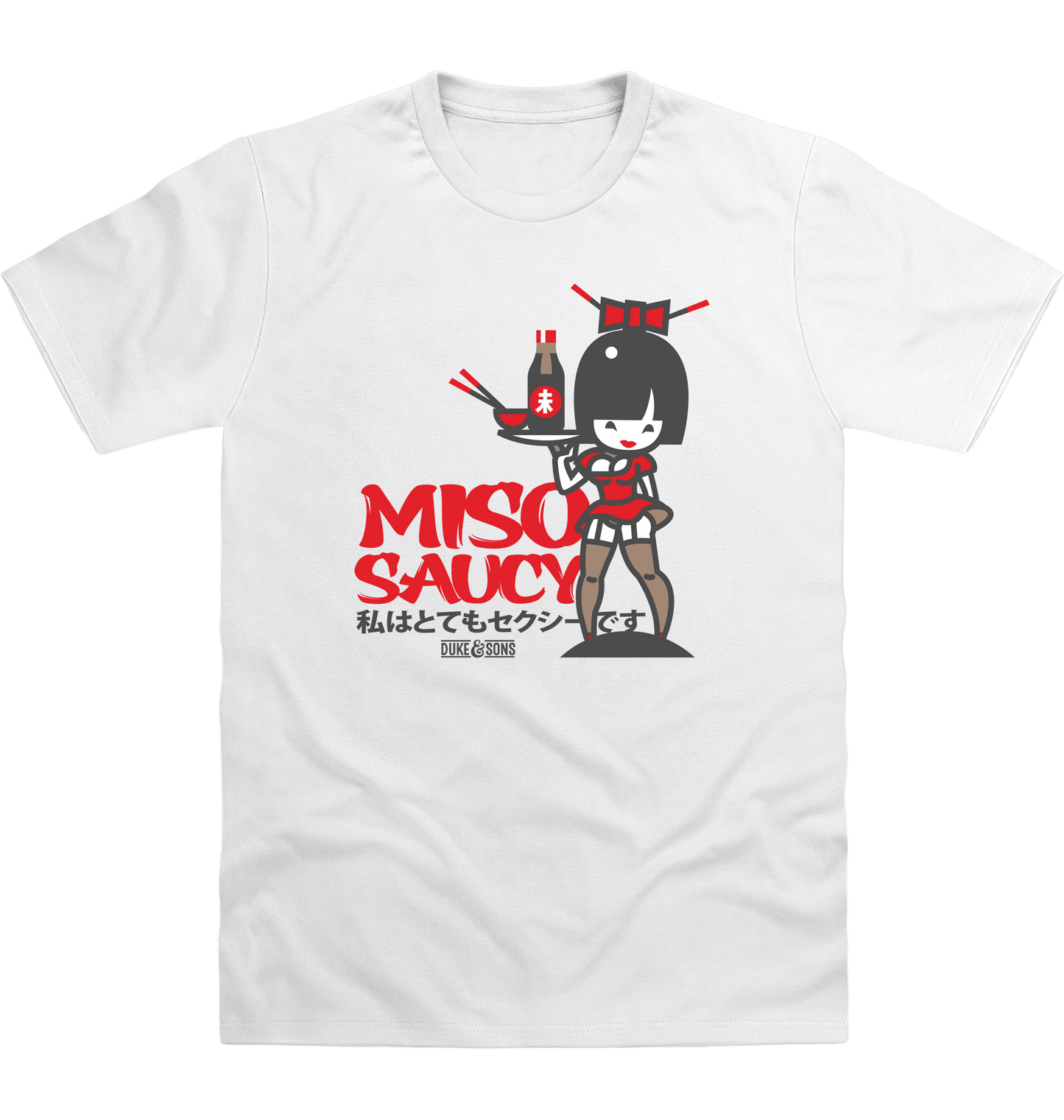 Arctic White Printed T-shirt Front