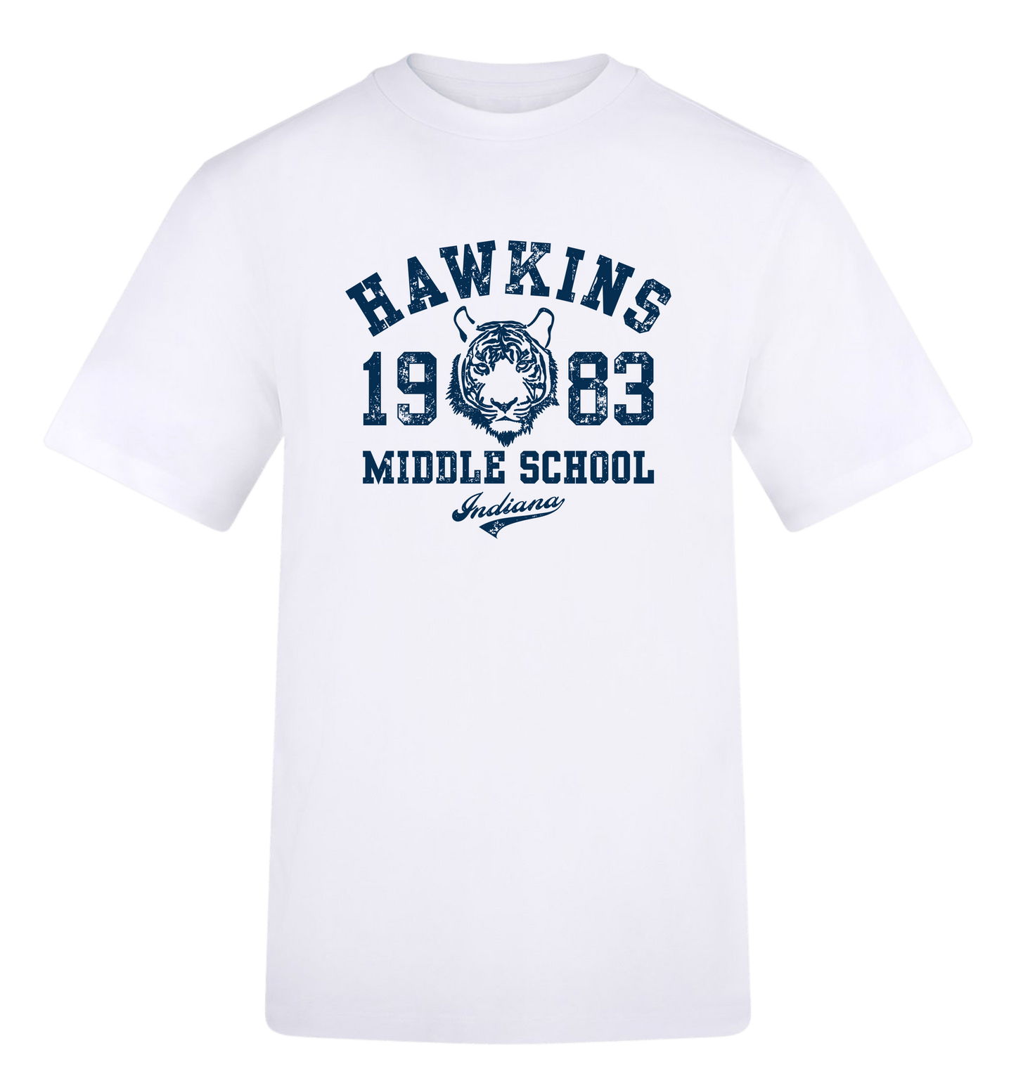 Arctic White Printed T-shirt Front