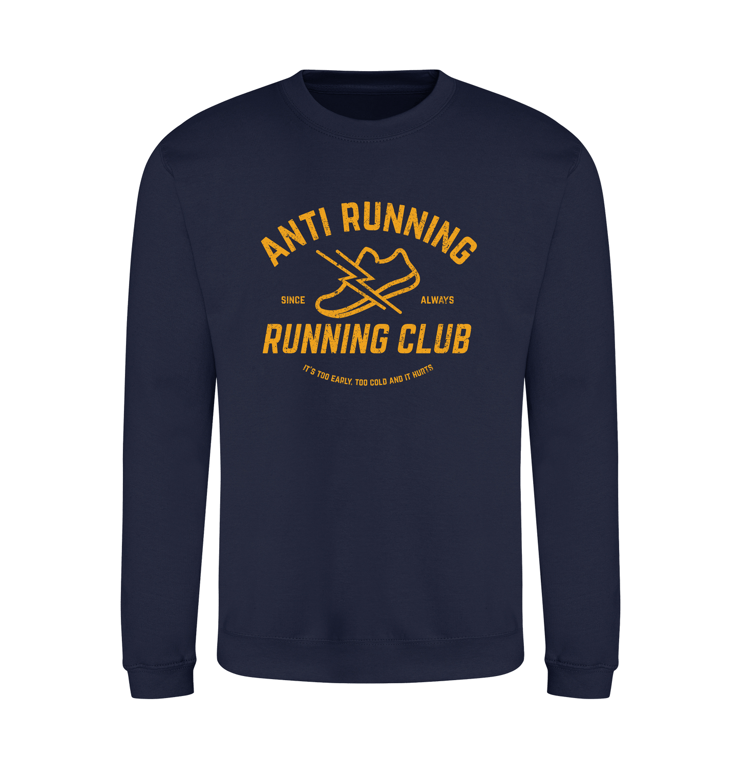 Oxford Navy Printed Sweater Front