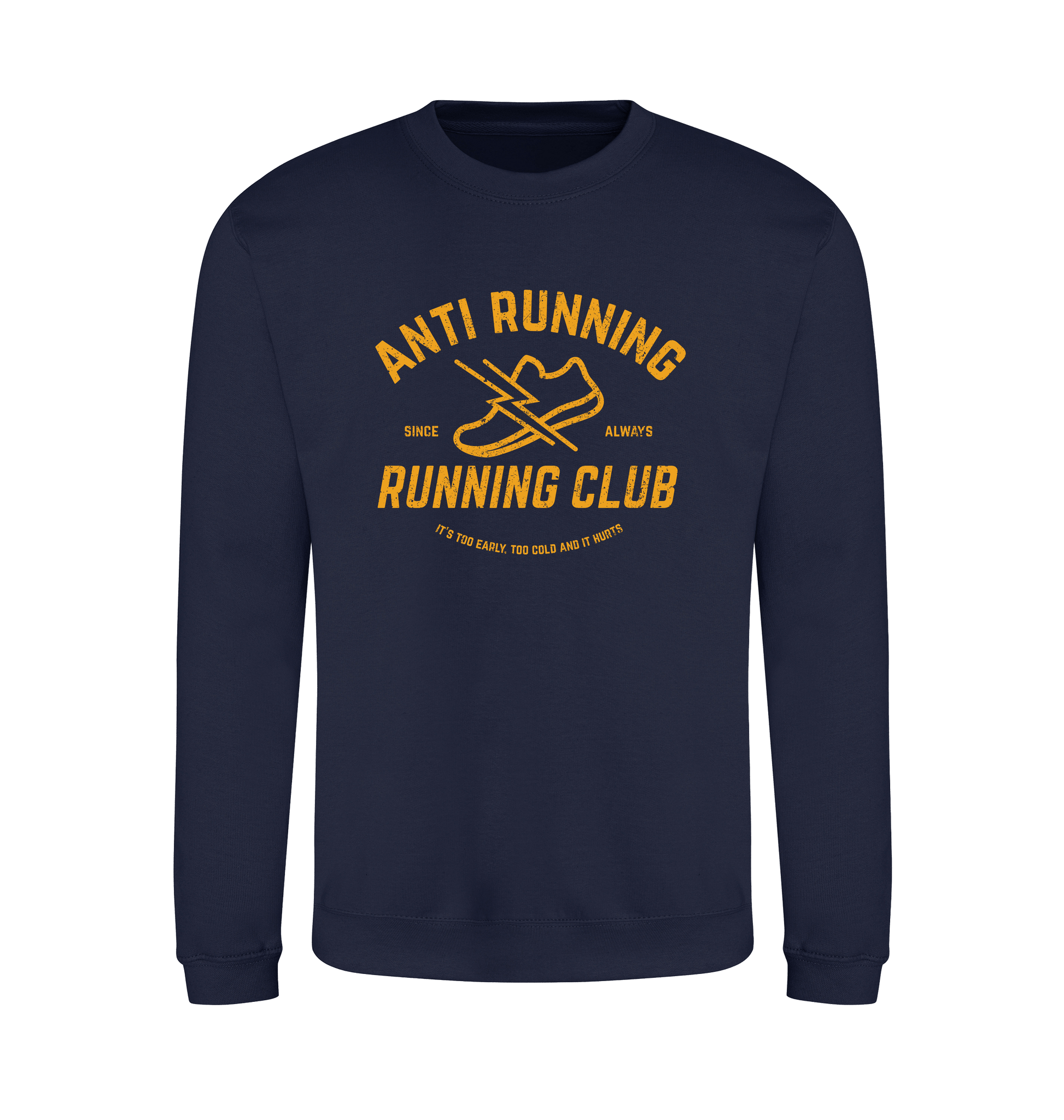 Oxford Navy Printed Sweater Front
