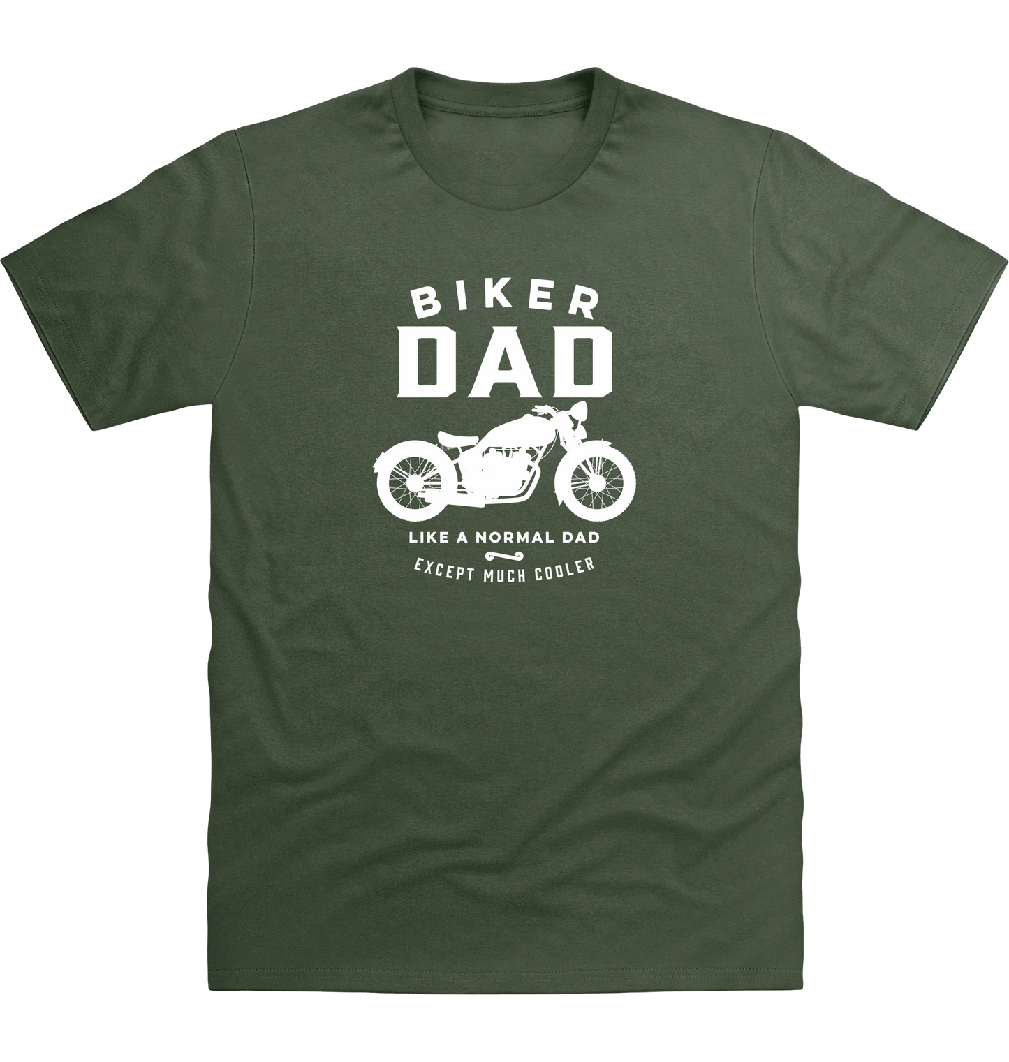 Earthy Green Printed T-shirt Front