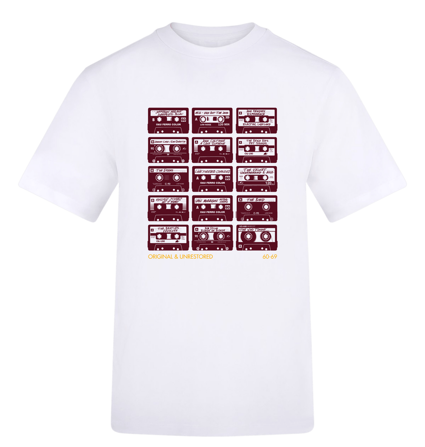 Arctic White Printed T-shirt Front