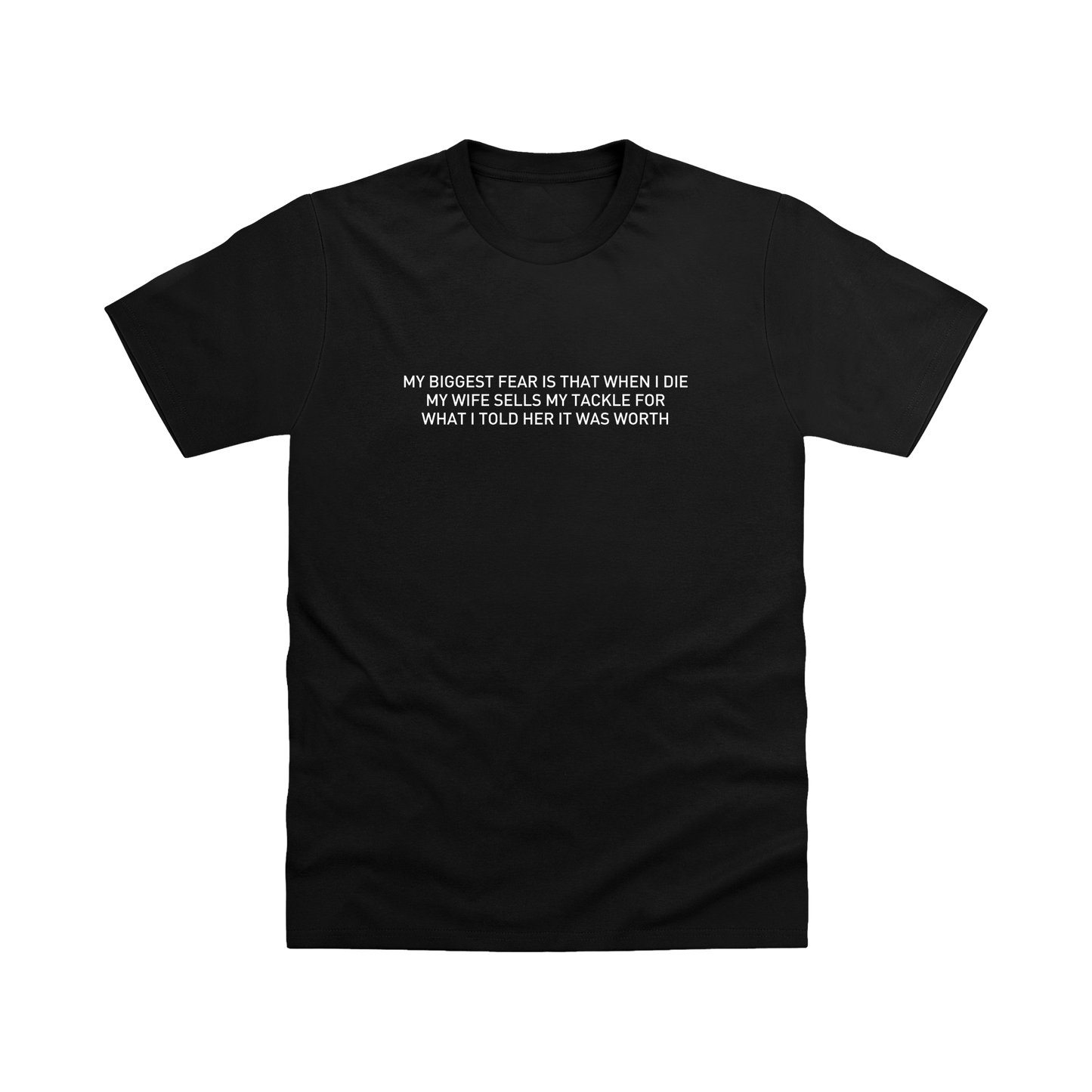 Deep Black Printed T-shirt Front