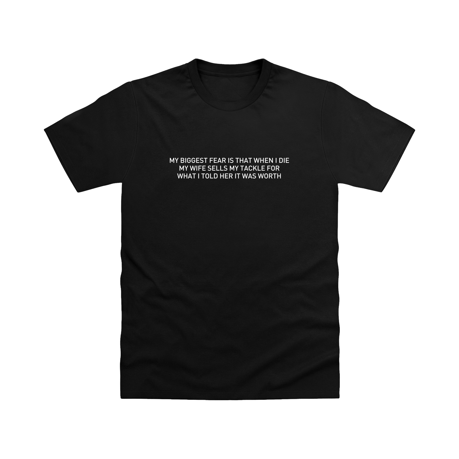Deep Black Printed T-shirt Front