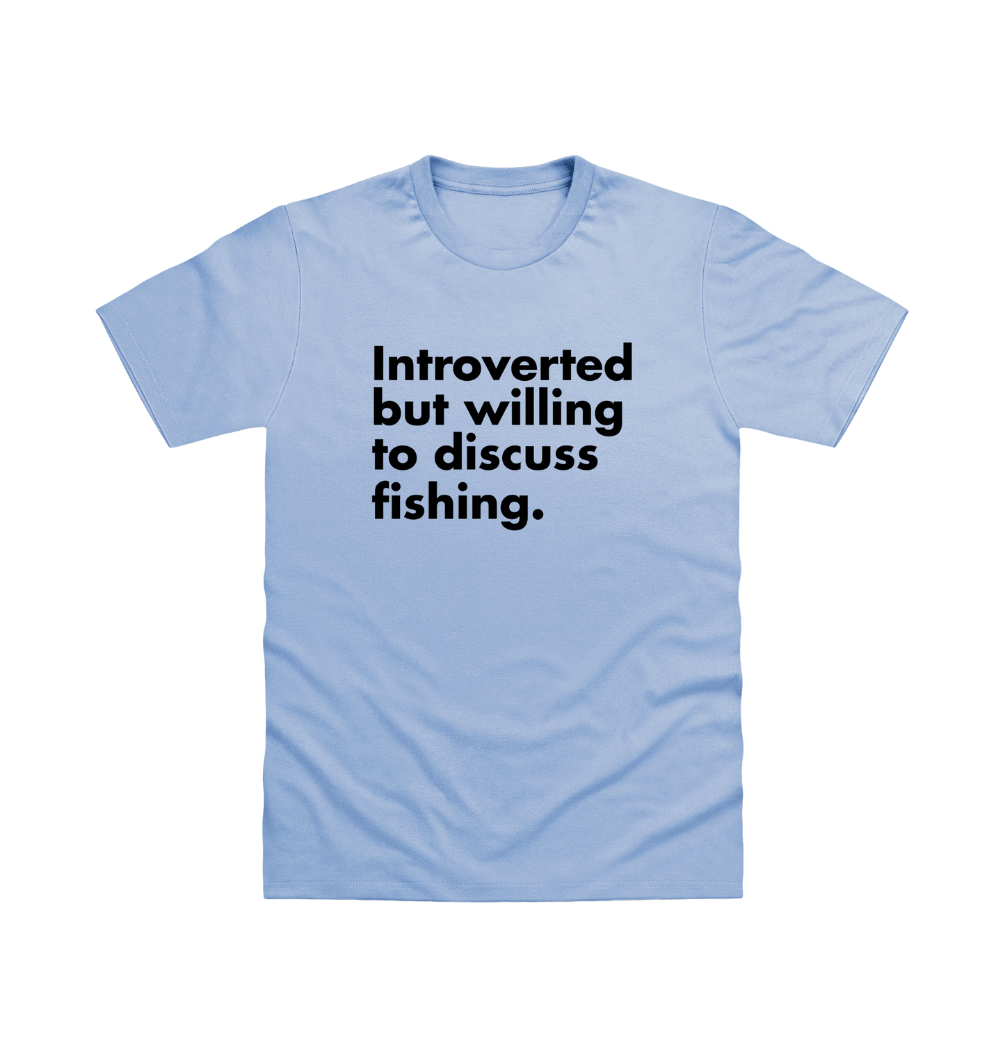Sky Blue Printed T-shirt Front