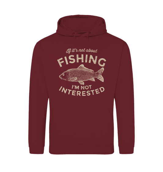 Burgundy Printed Hoody Front