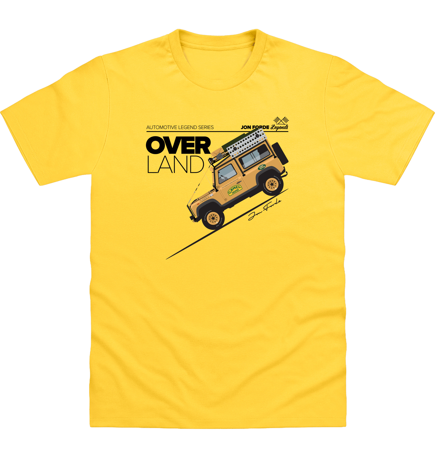 Sun Yellow Printed T-shirt Front