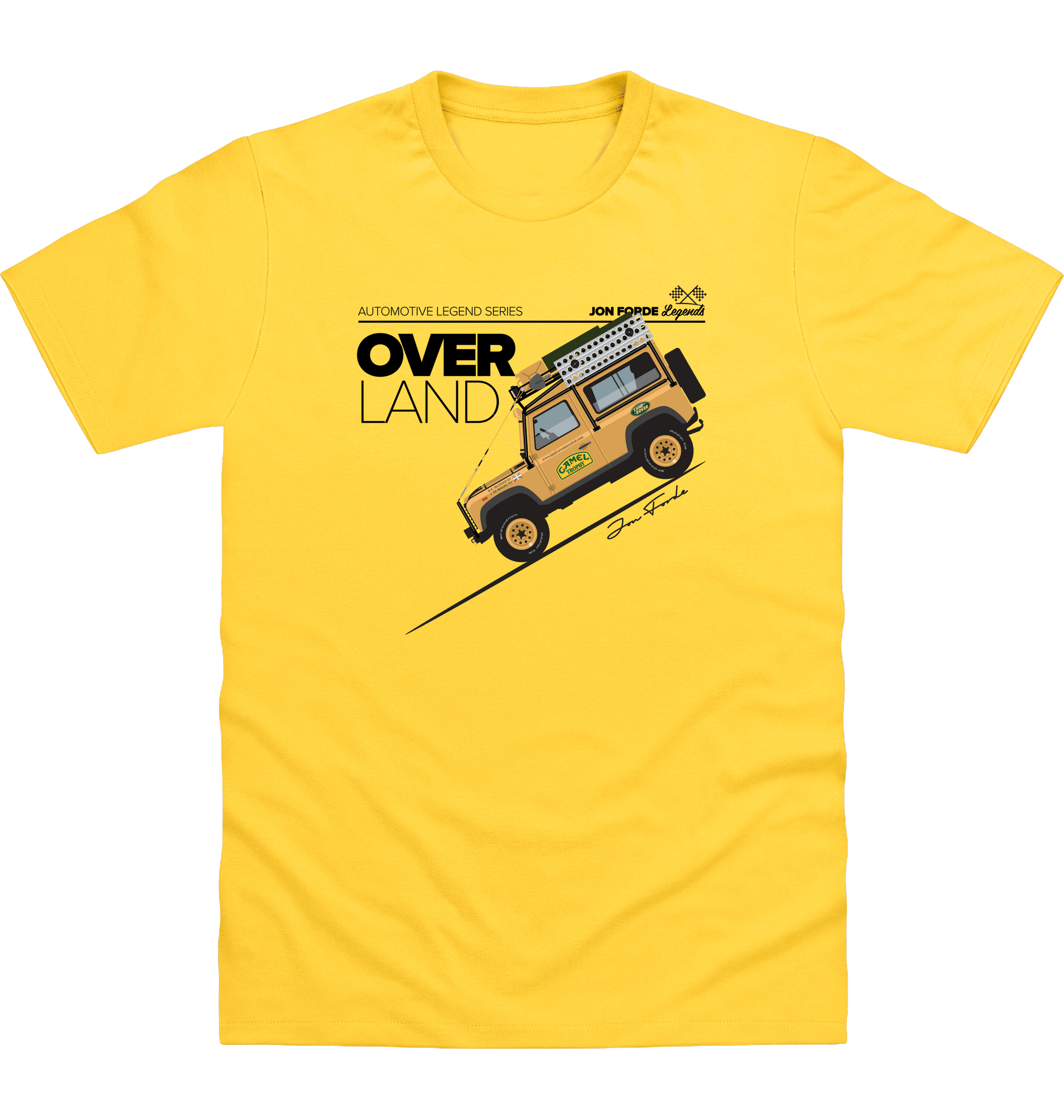 Sun Yellow Printed T-shirt Front