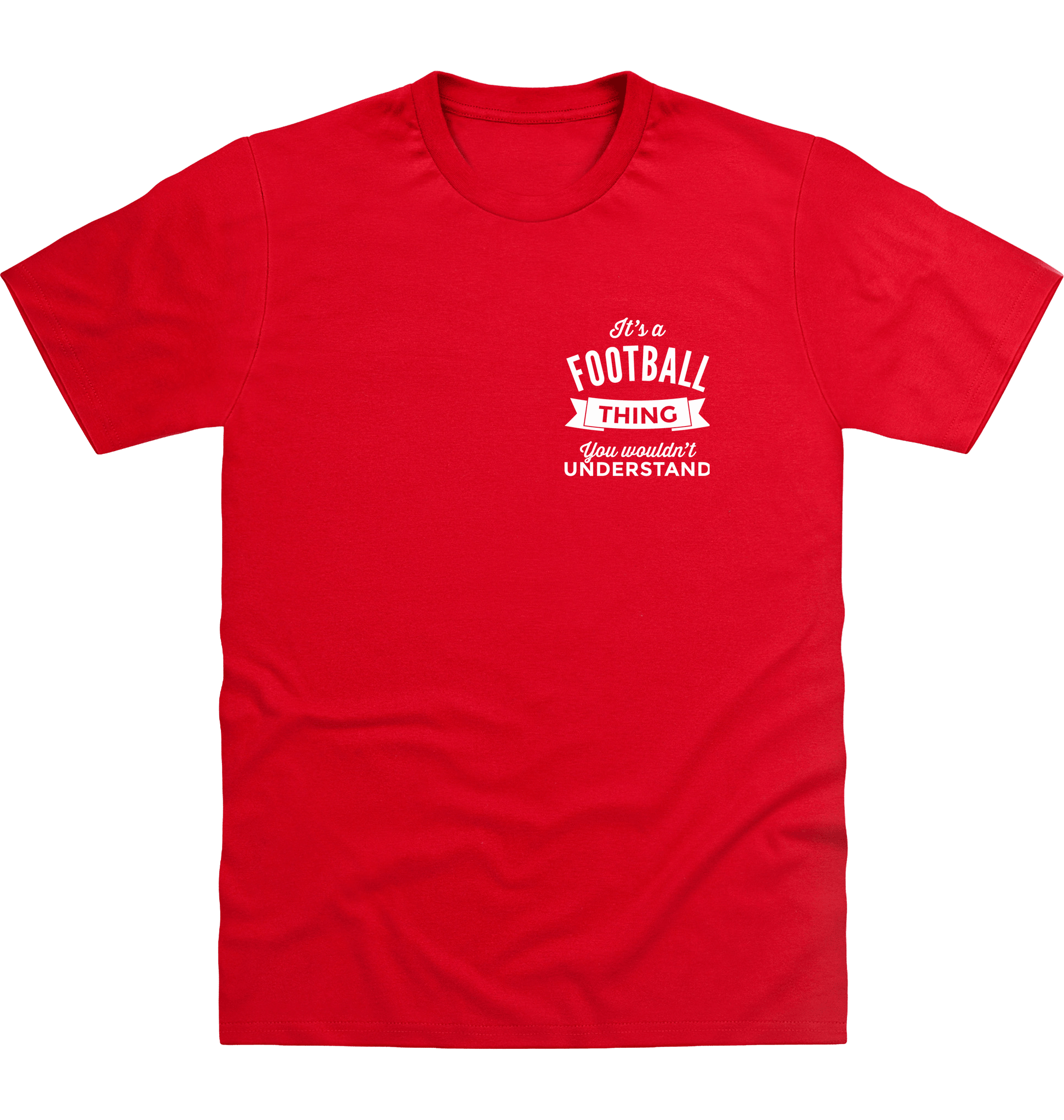 Fire Red Printed T-shirt Front