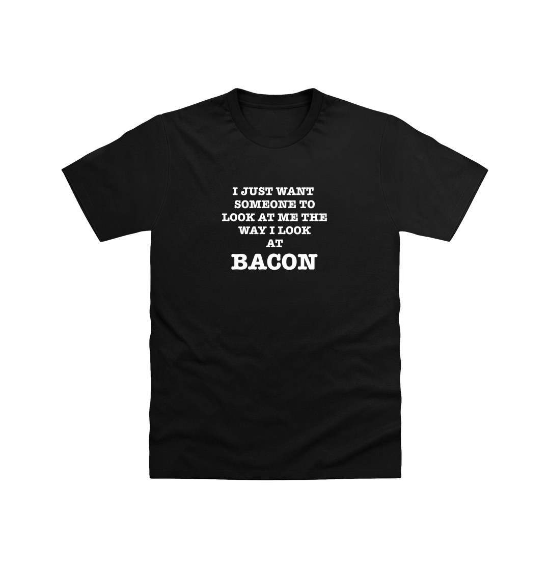 Black Printed T-shirt Front