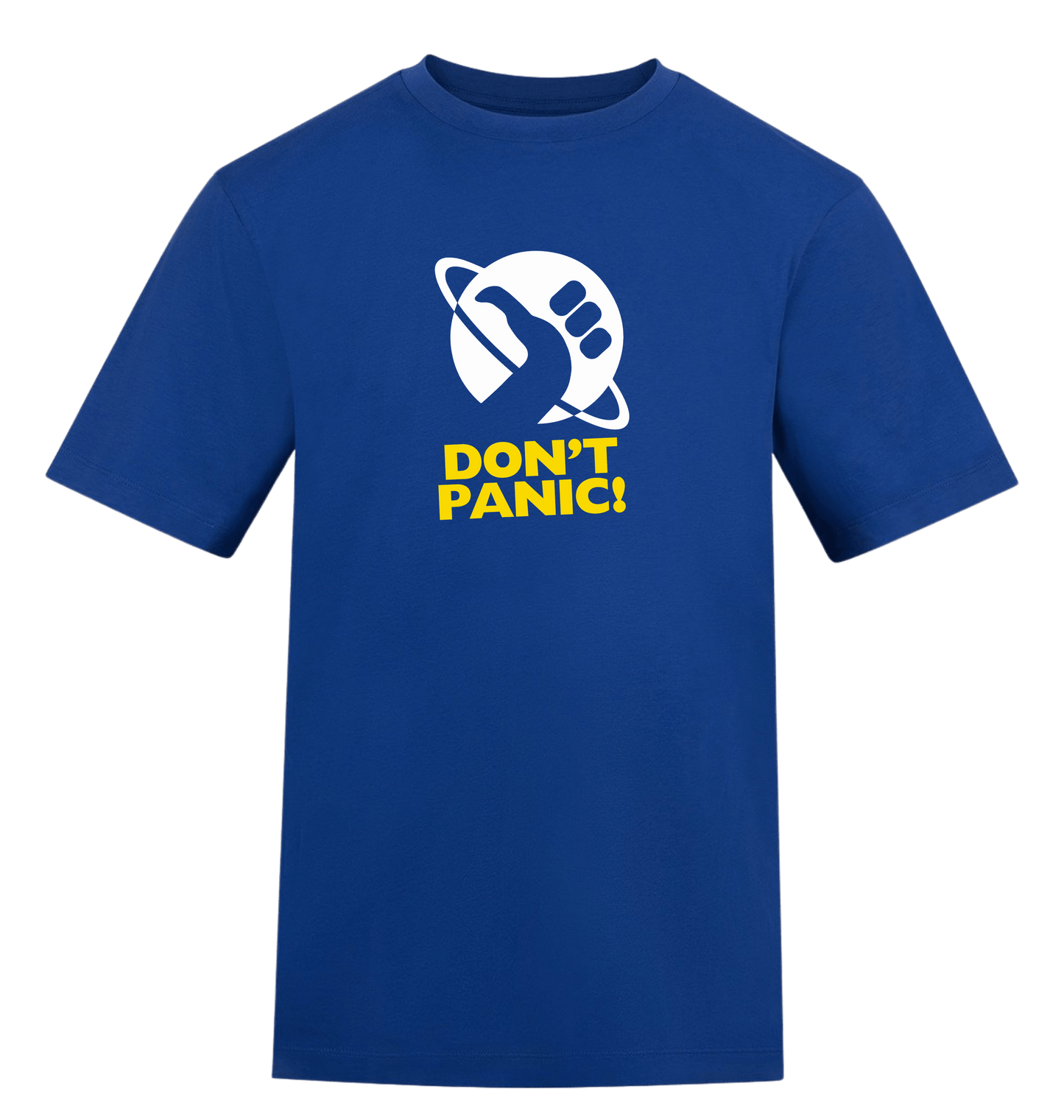 Royal Blue Printed T-shirt Front