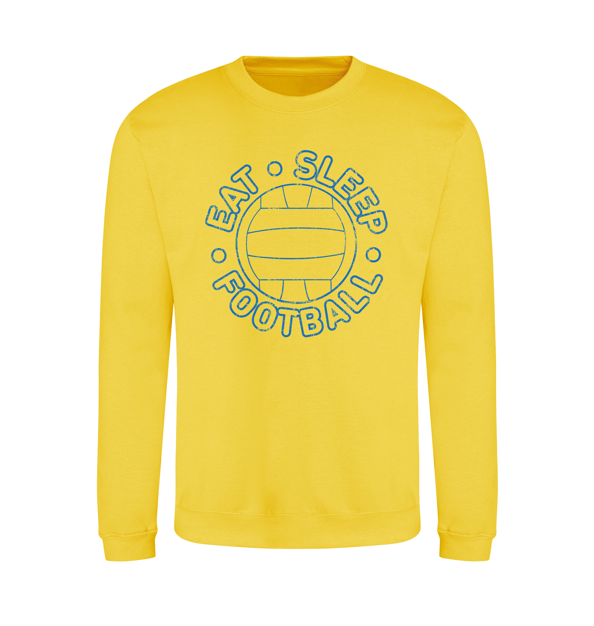 Sun Yellow Printed Sweater Front