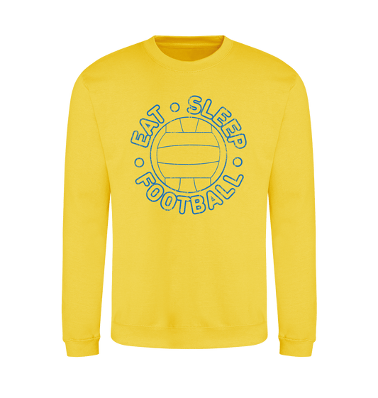 Sun Yellow Printed Sweater Front
