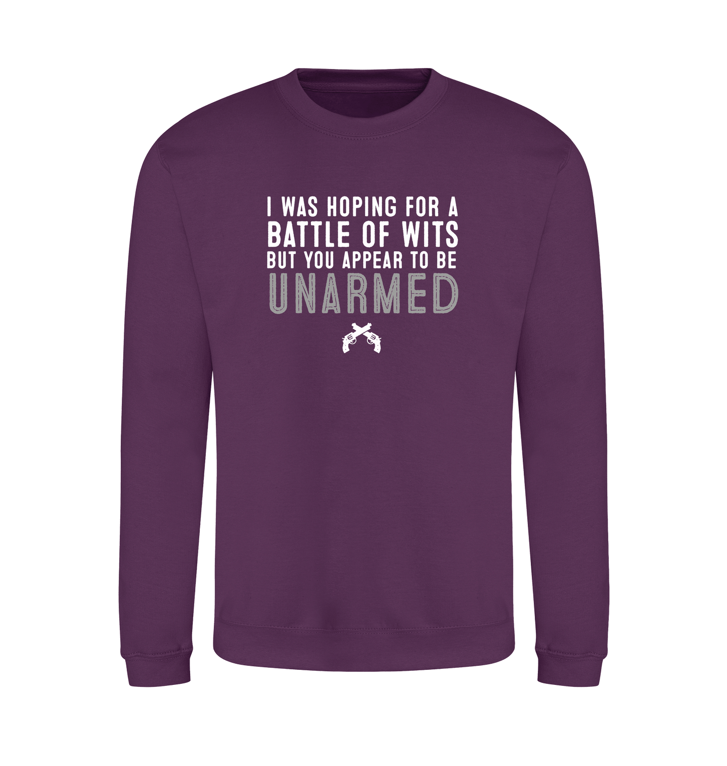 Plum Printed Sweater Front
