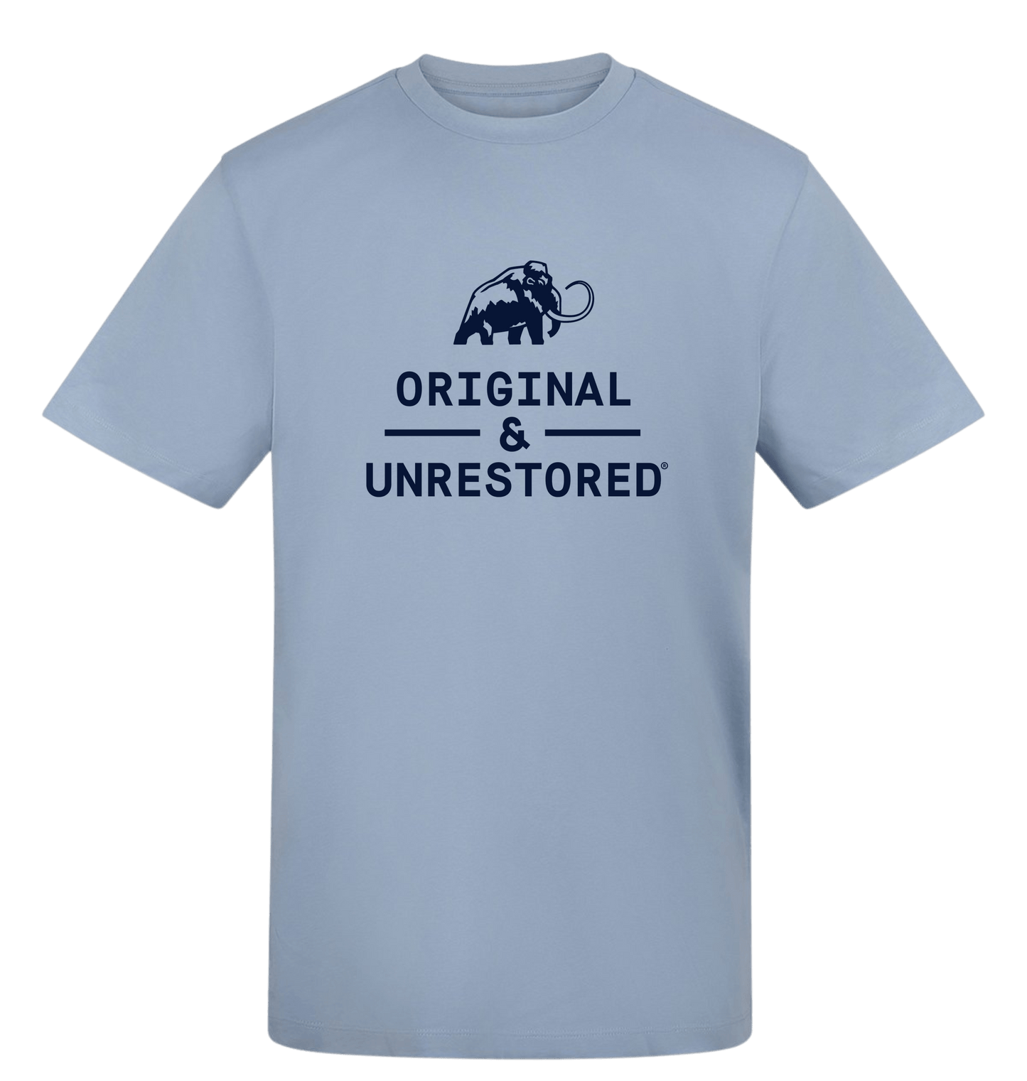 Sky Blue Printed T-shirt Front
