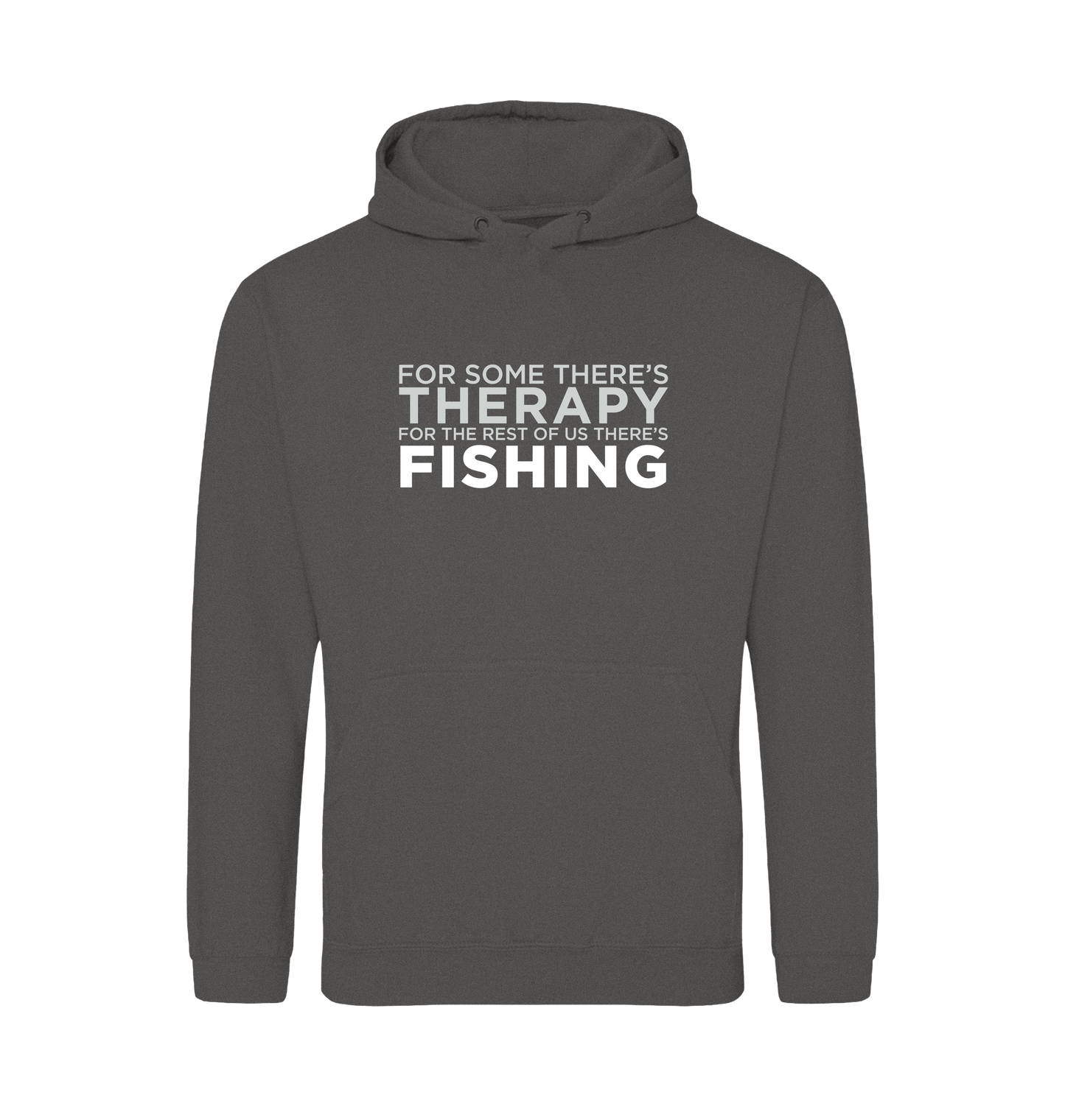 Charcoal Printed Hoody Front