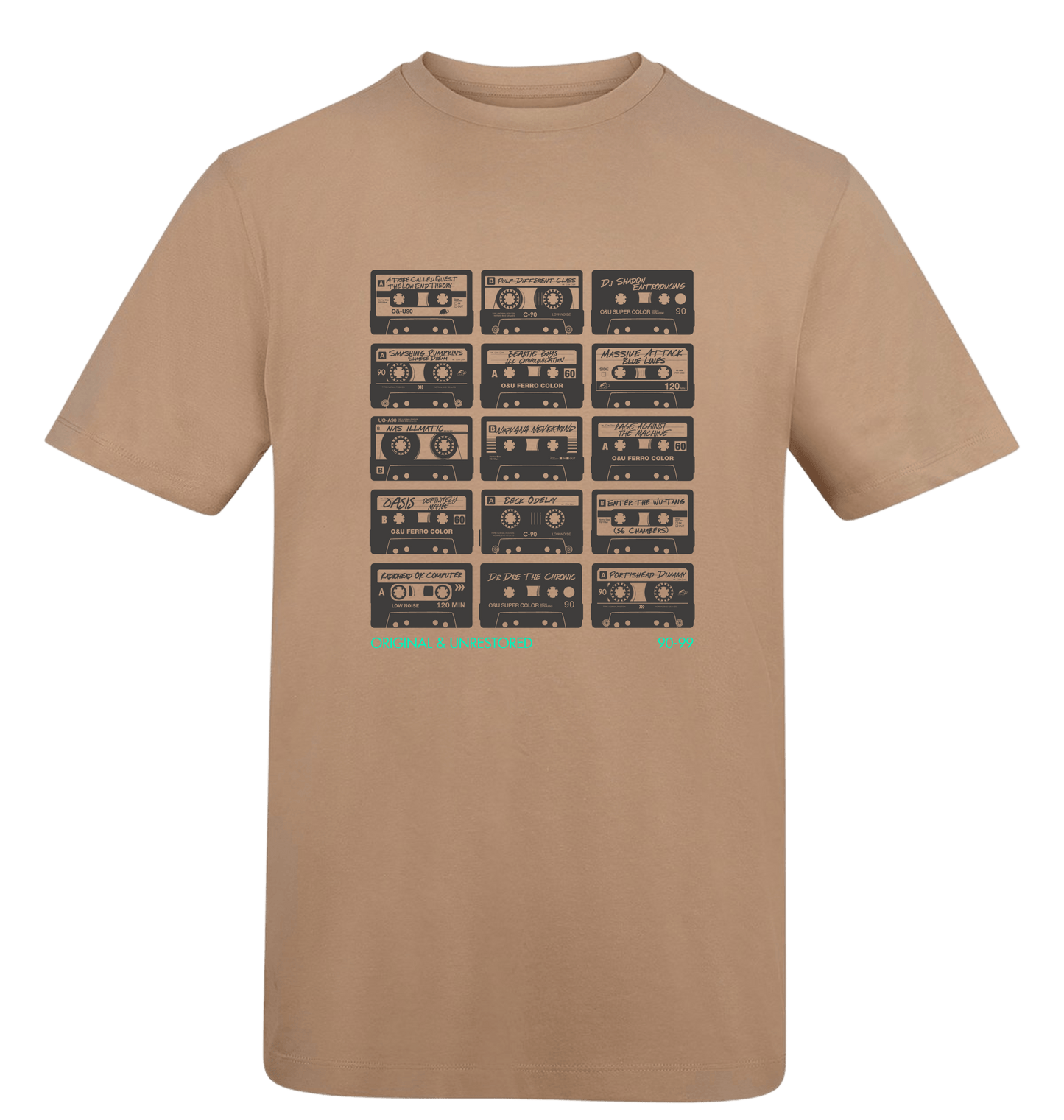 Desert Sand Printed T-shirt Front