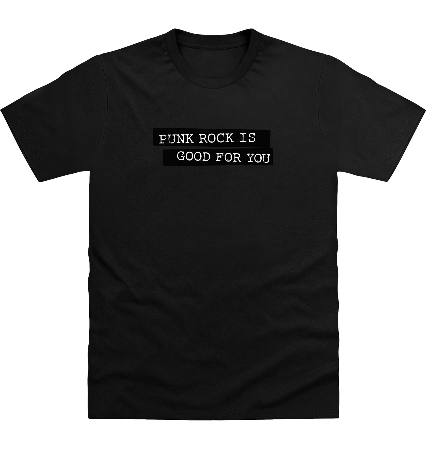 Deep Black Printed T-shirt Front